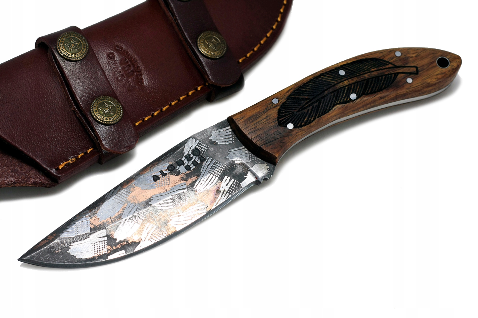 NÓŻ MYŚLIWSKI BUSHCRAFT taktyczny wojsko survival