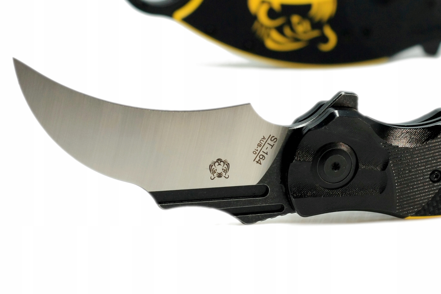 Nóż składany kieszonkowy KARAMBIT stal EDC survival Sitivien ST164 scyzoryk