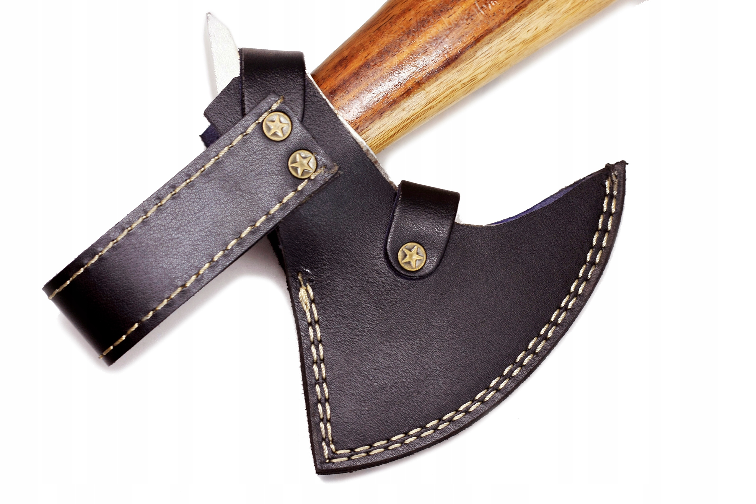 Siekiera topór myśliwski stal węglowa Alistar etui