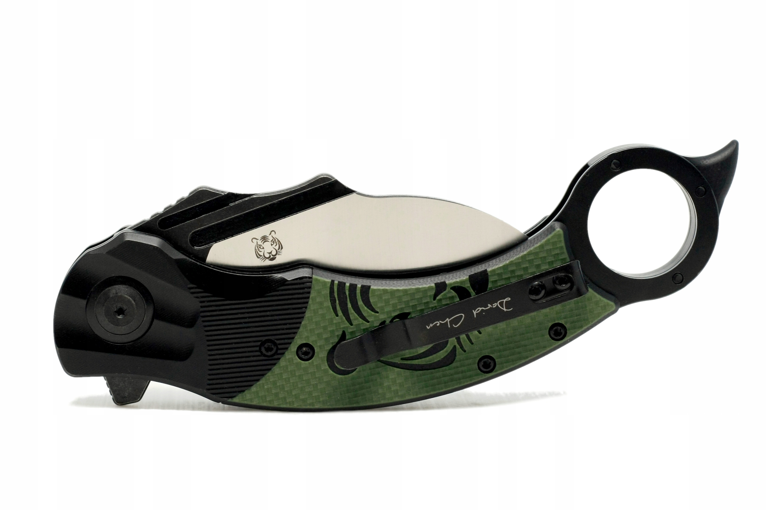 Nóż składany kieszonkowy KARAMBIT stal EDC survival Sitivien ST164 scyzoryk