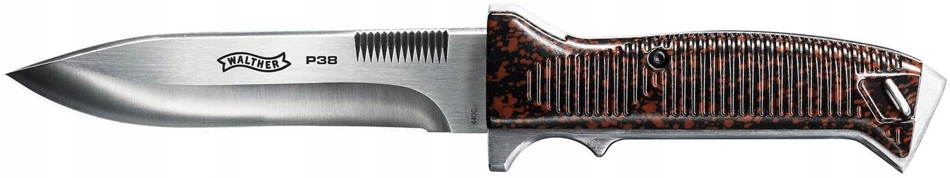 Nóż tektyczny Walther P38 Bushcraft survival stal