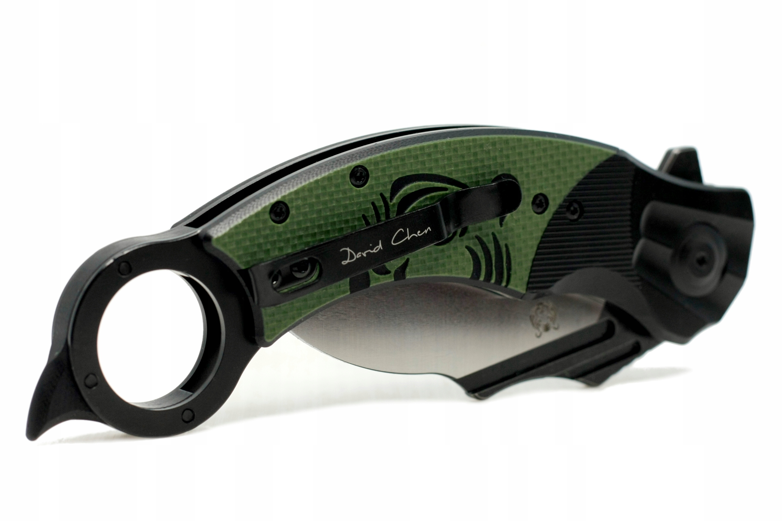 Nóż składany kieszonkowy KARAMBIT stal EDC survival Sitivien ST164 scyzoryk