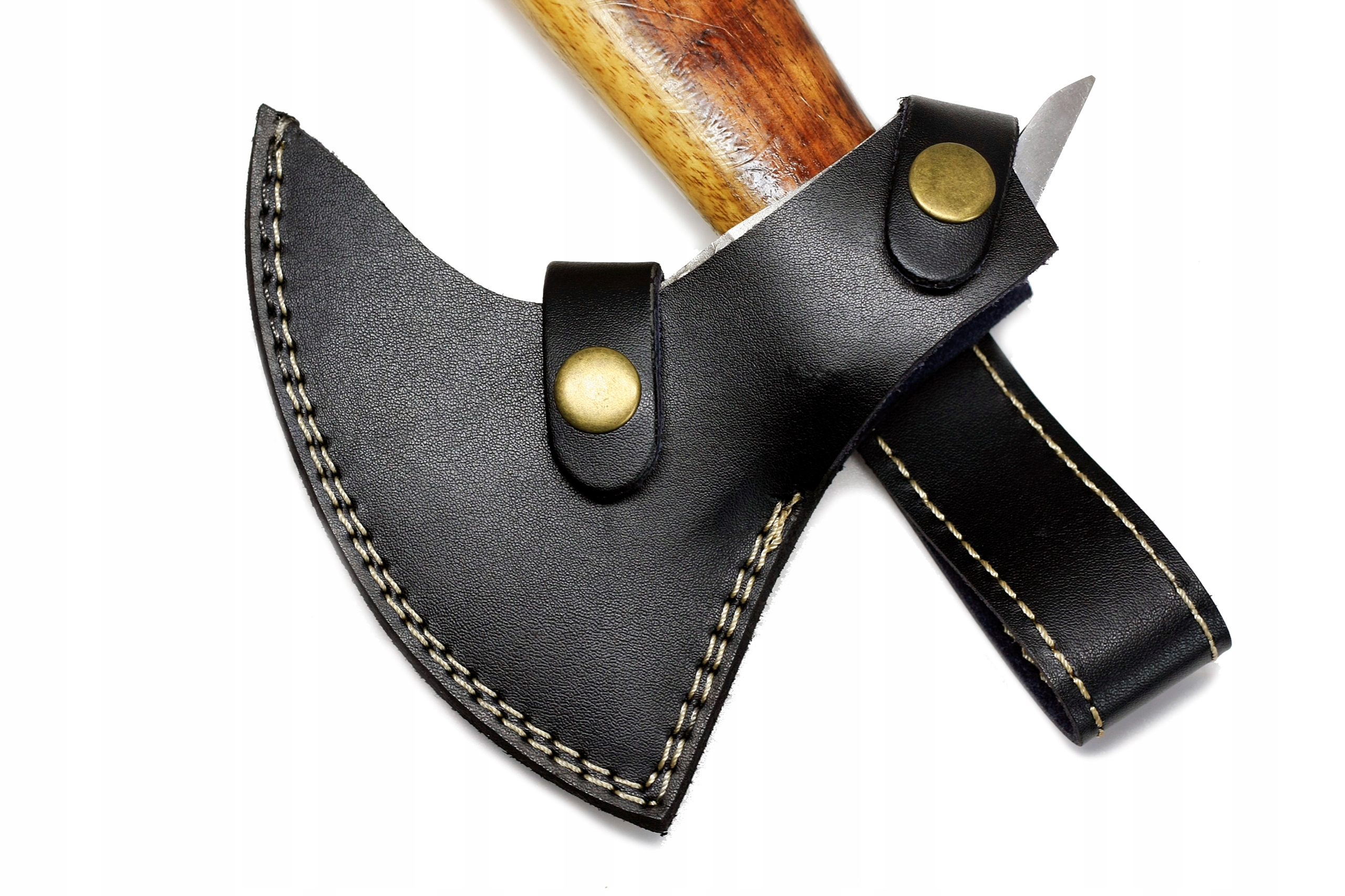 Siekiera topór myśliwski stal węglowa Alistar etui