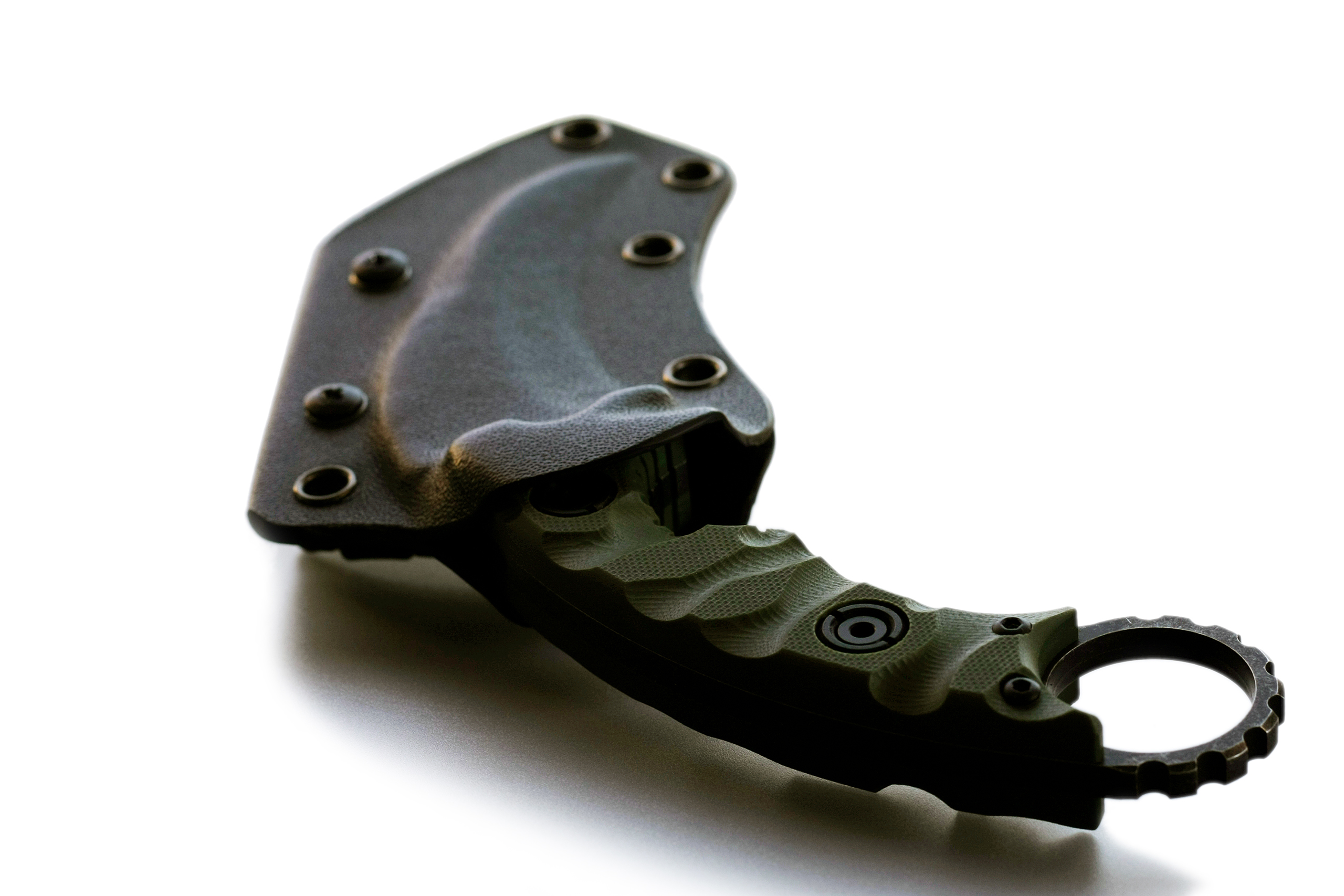 Karambit pazur taktyczny nóż Strider stal D2 etui