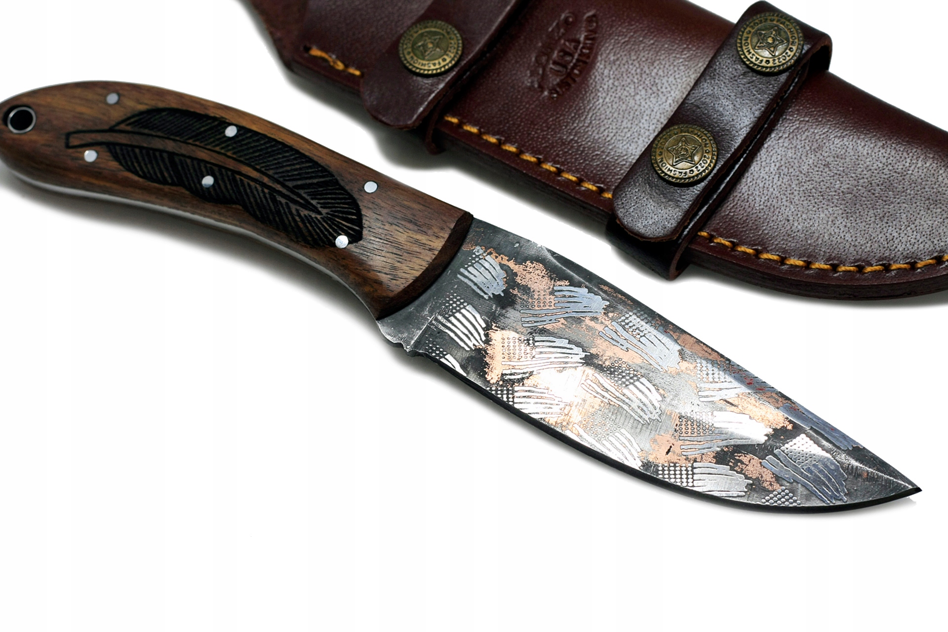 NÓŻ MYŚLIWSKI BUSHCRAFT taktyczny wojsko survival