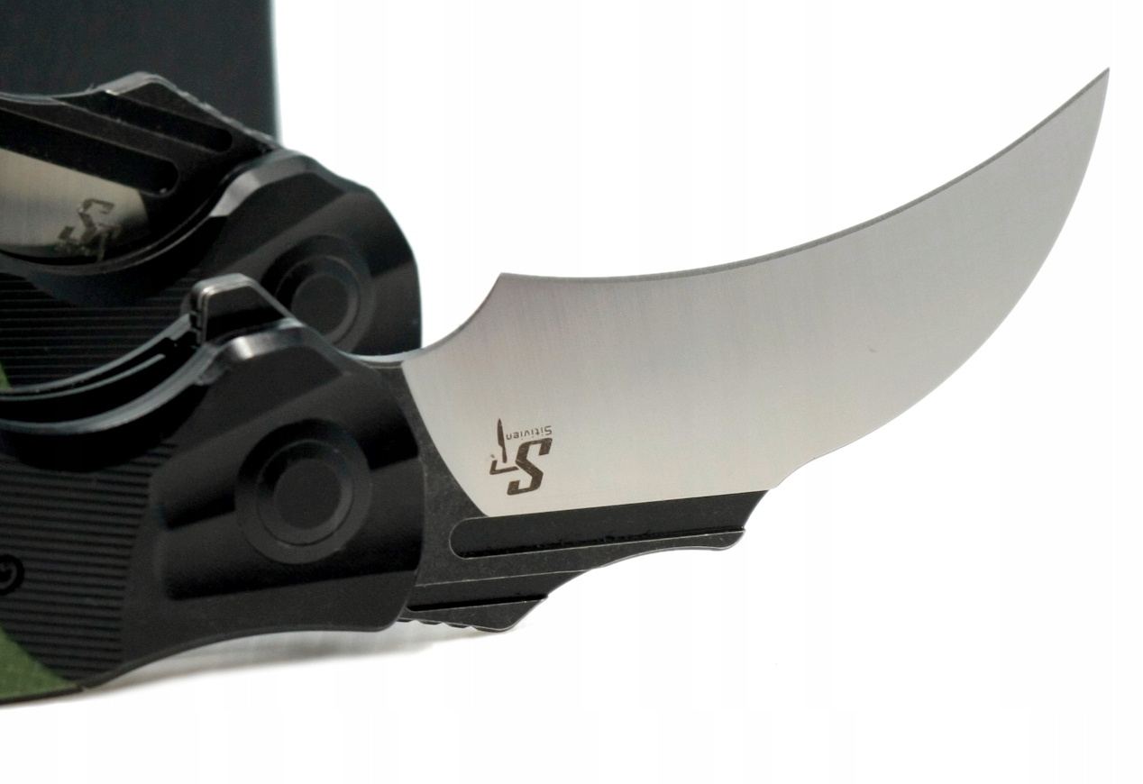 Nóż składany kieszonkowy KARAMBIT stal EDC survival Sitivien ST164 scyzoryk