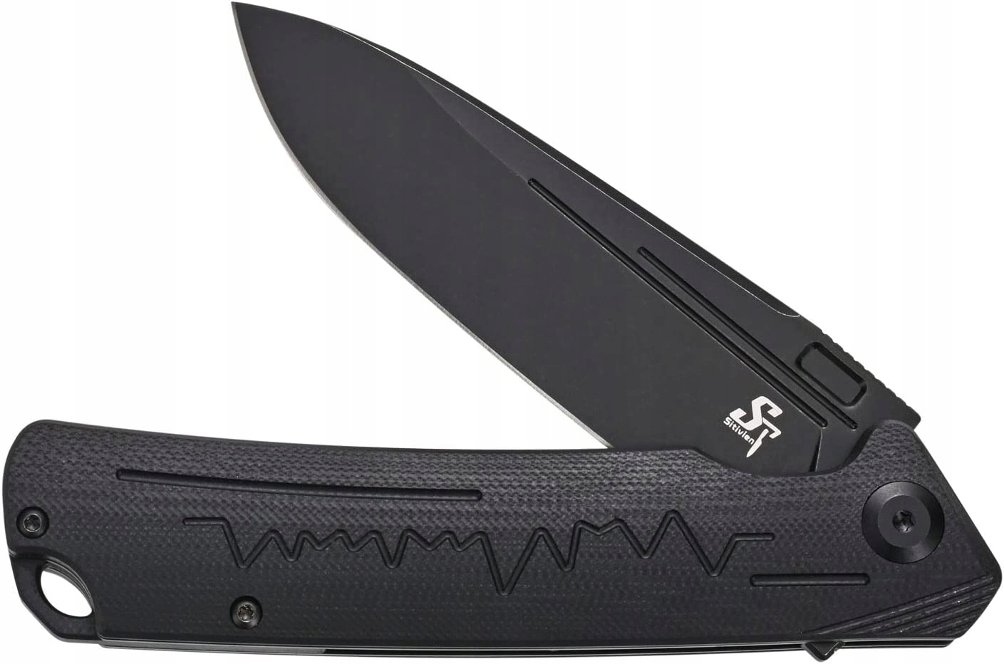 Nóż składany stal D2 EDC survival flipper ST136-BK