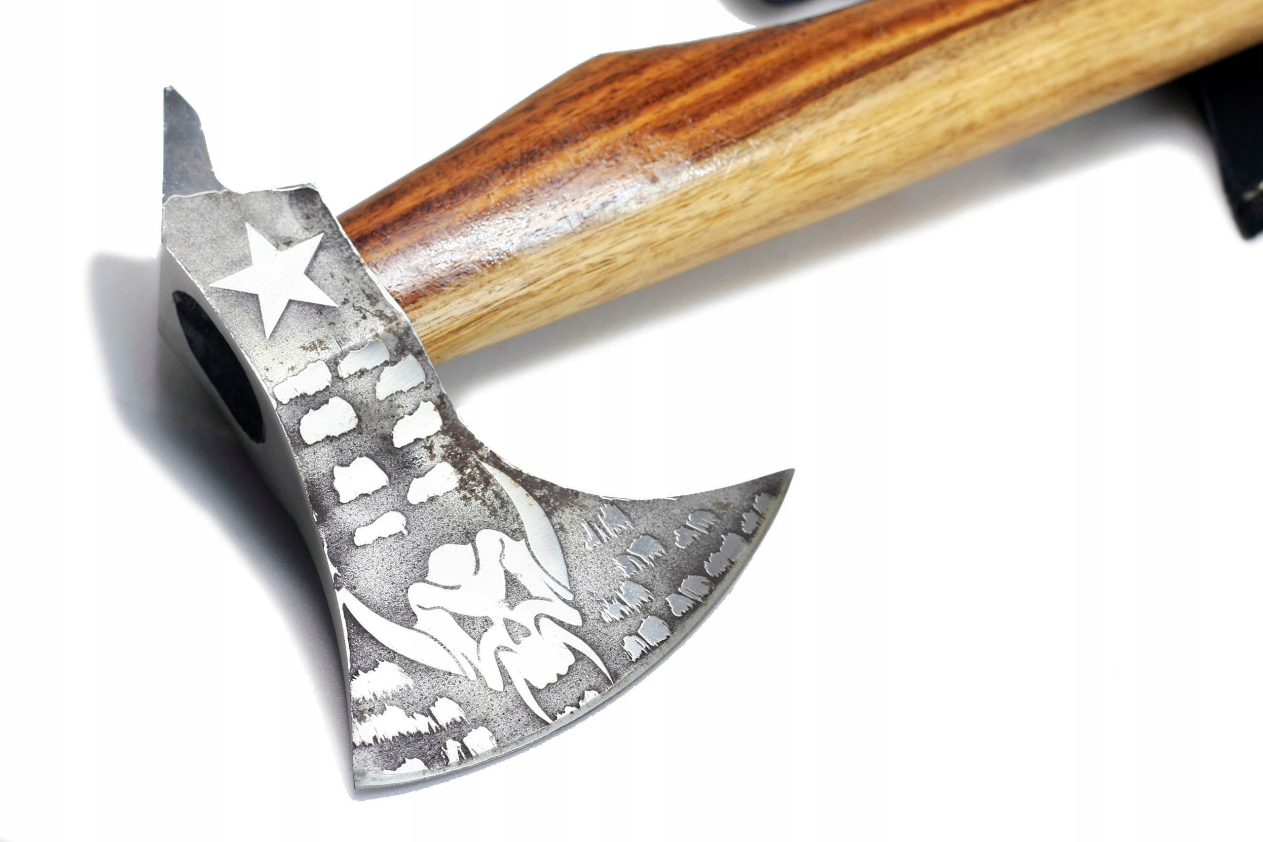 Siekiera topór myśliwski stal węglowa Alistar etui