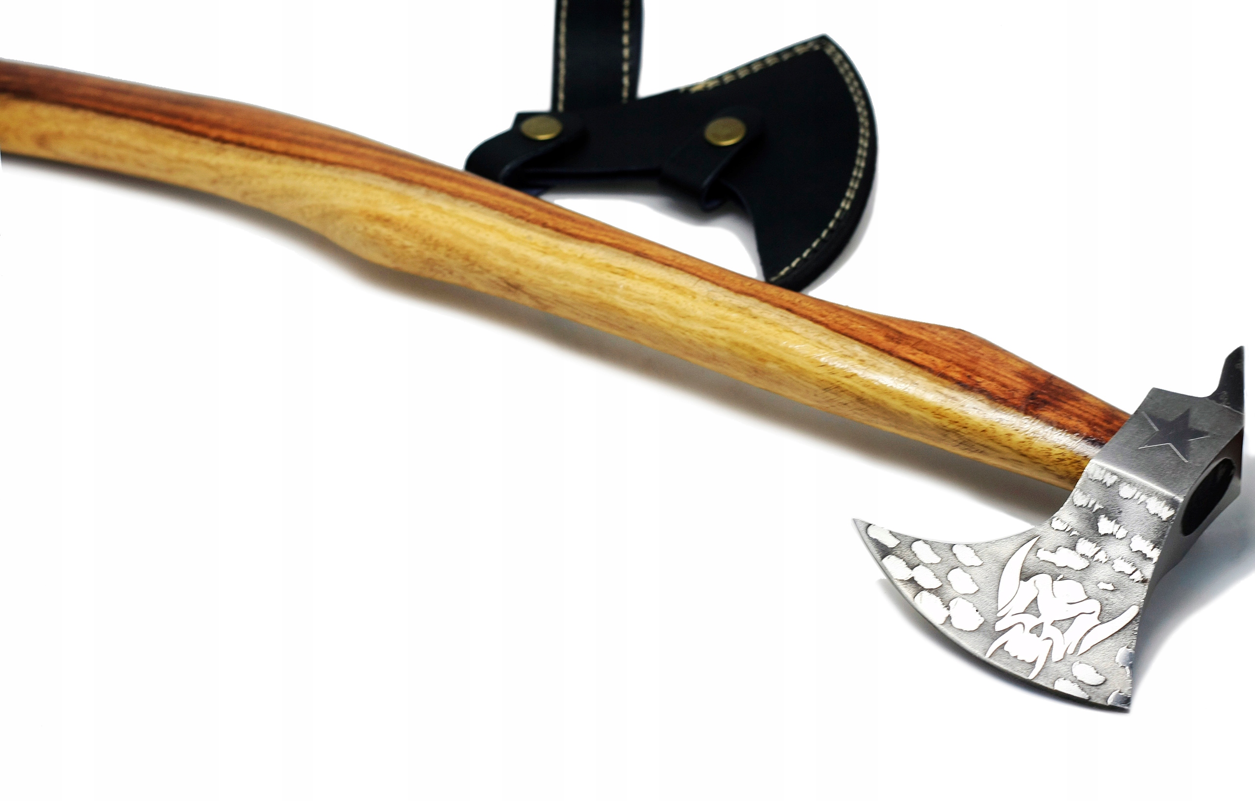 Siekiera topór myśliwski stal węglowa Alistar etui