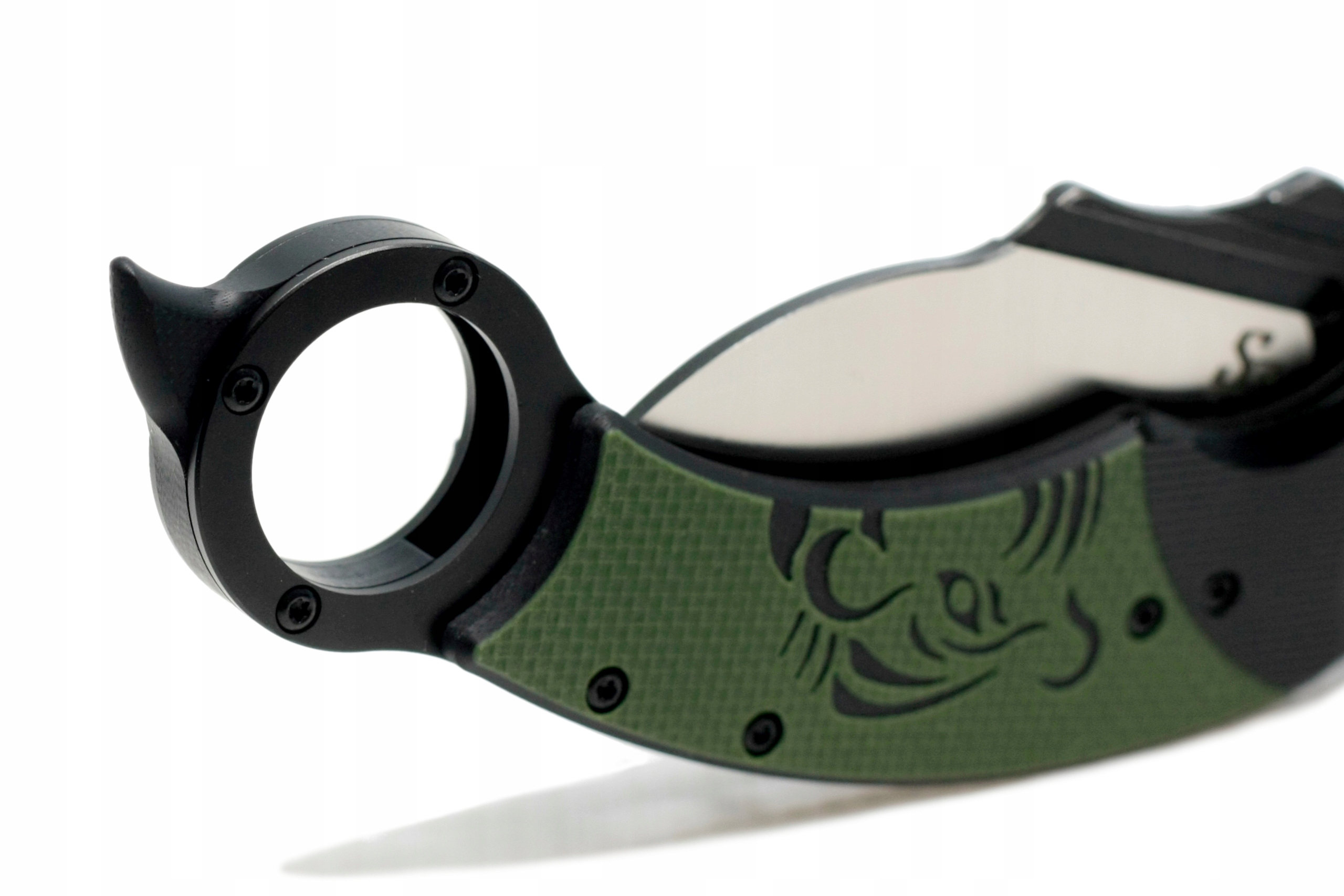 Nóż składany kieszonkowy KARAMBIT stal EDC survival Sitivien ST164 scyzoryk