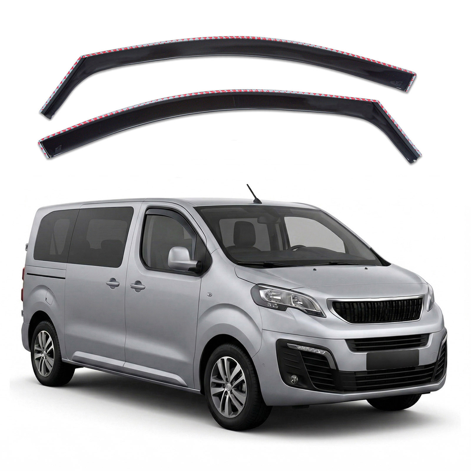 GP Okenski deflektorji za Peugeot Traveller 2016-Nad 2 kosa