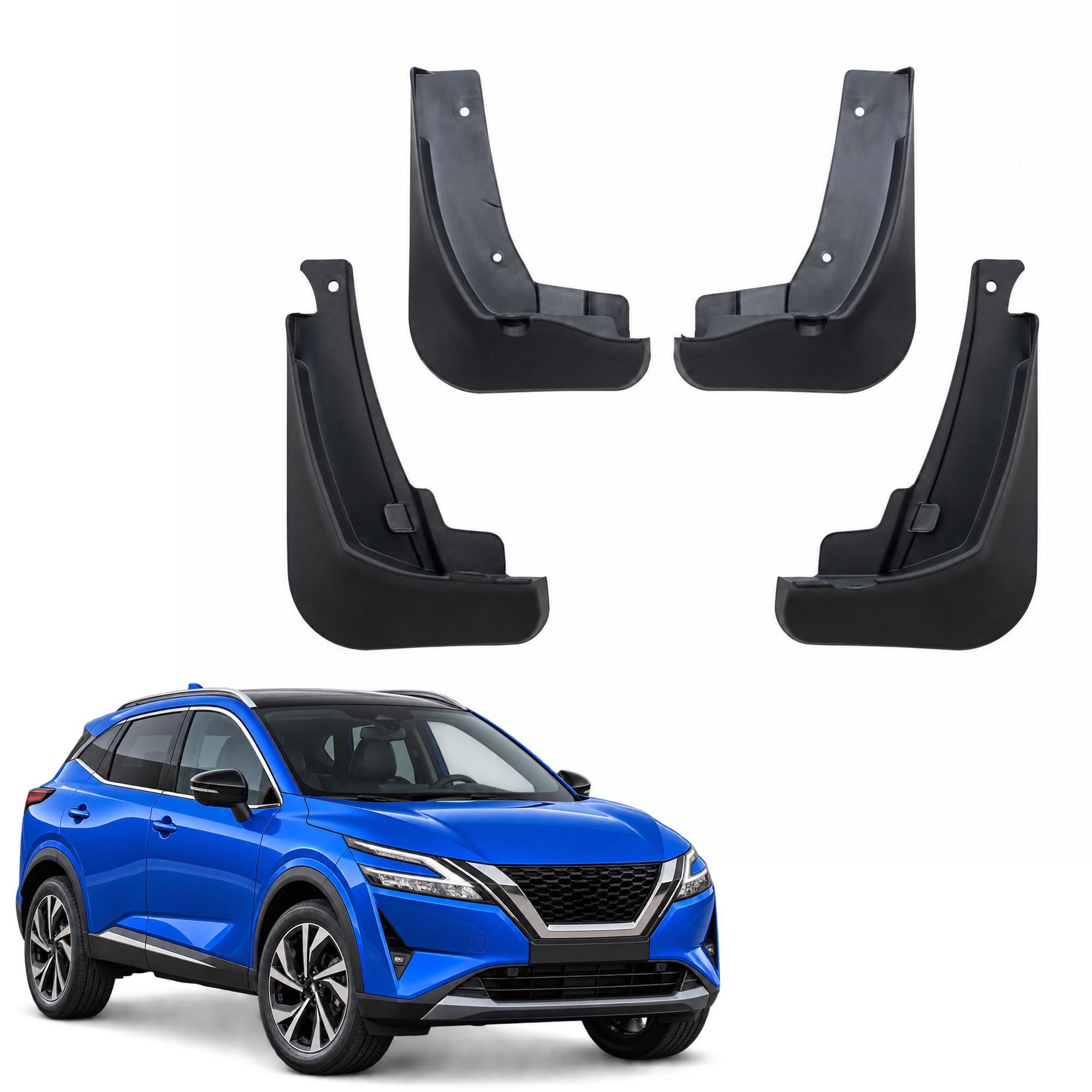 Predpasniki, lovilci umazanije za Nissan Qashqai J12 2021-Nad 4 kosa
