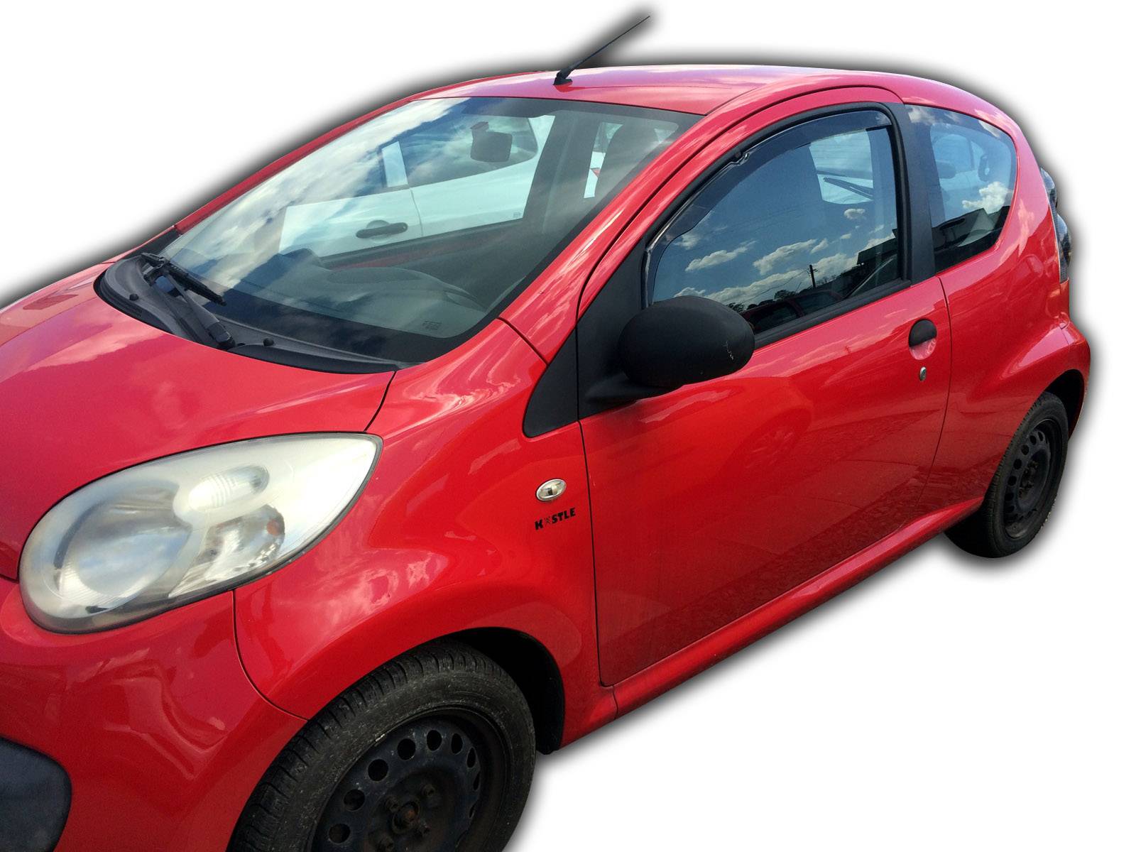 Okenski deflektorji za Peugeot 107 2005-2014 3 vrata 2 kosa