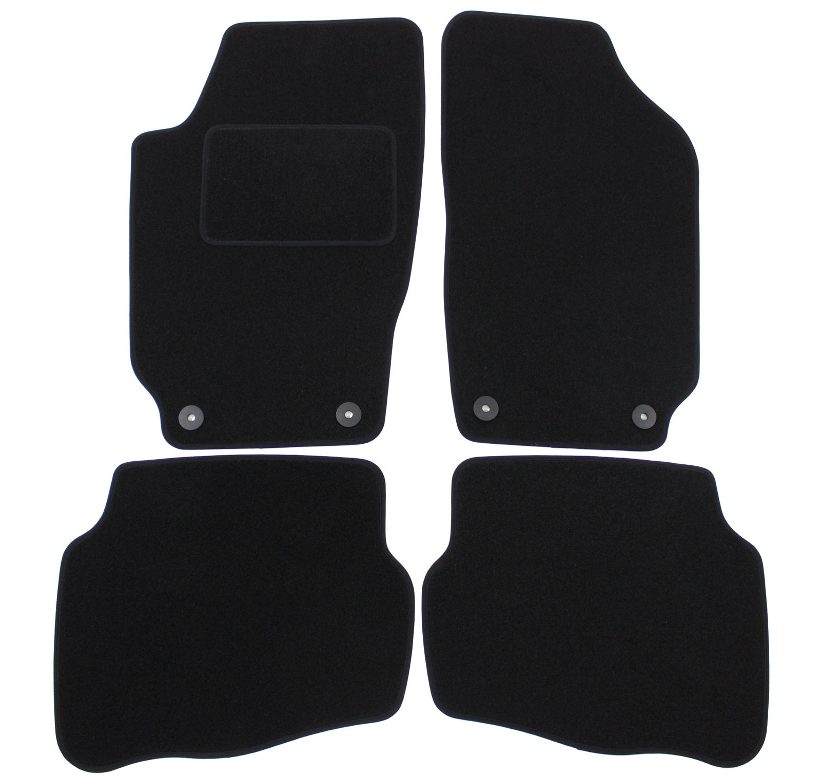 Velur preproge za avto za Seat Ibiza 2002-2008, 4 kosa
