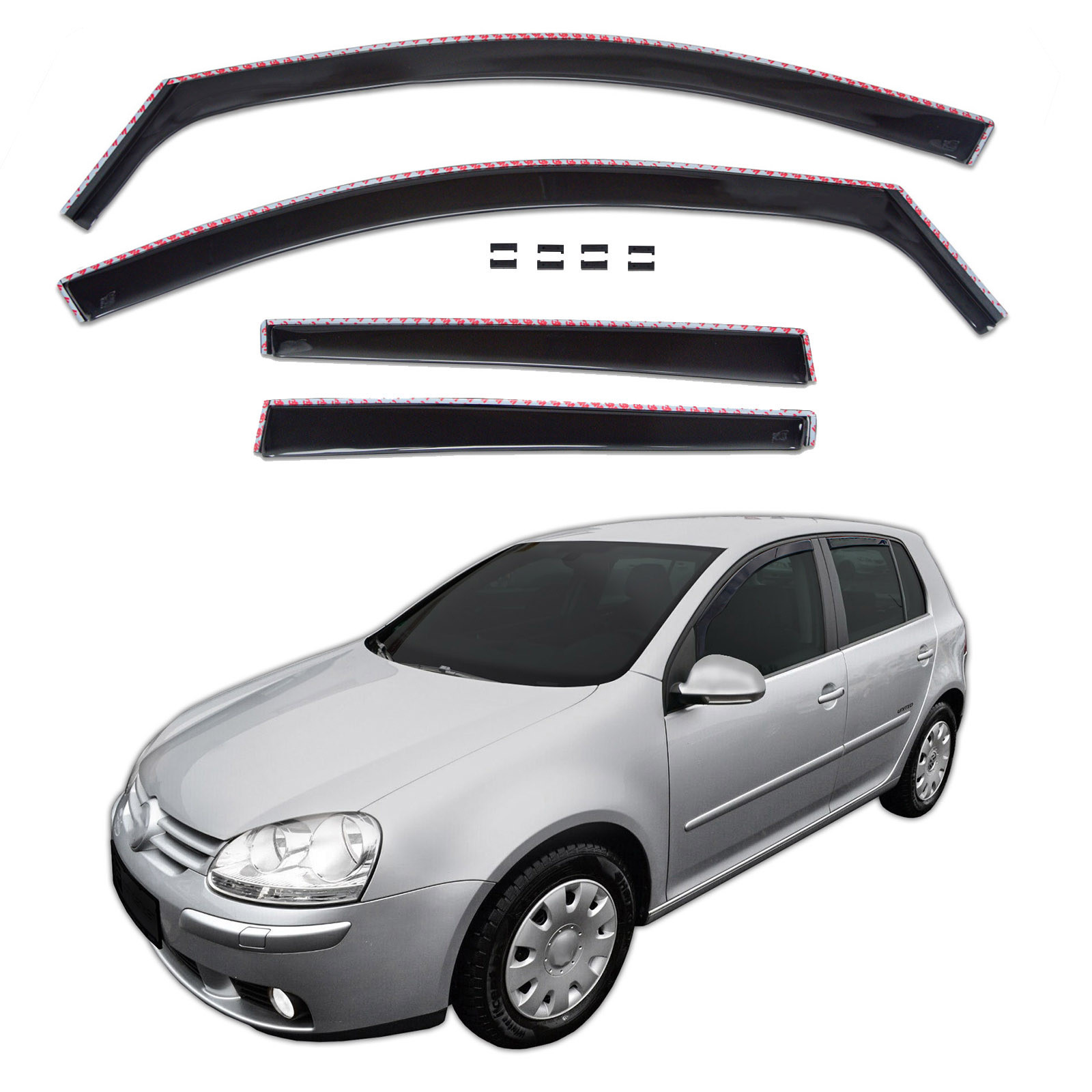 GP Okenski deflektorji za Volkswagen Golf V 5 vrata 2004-2011 4 kosa