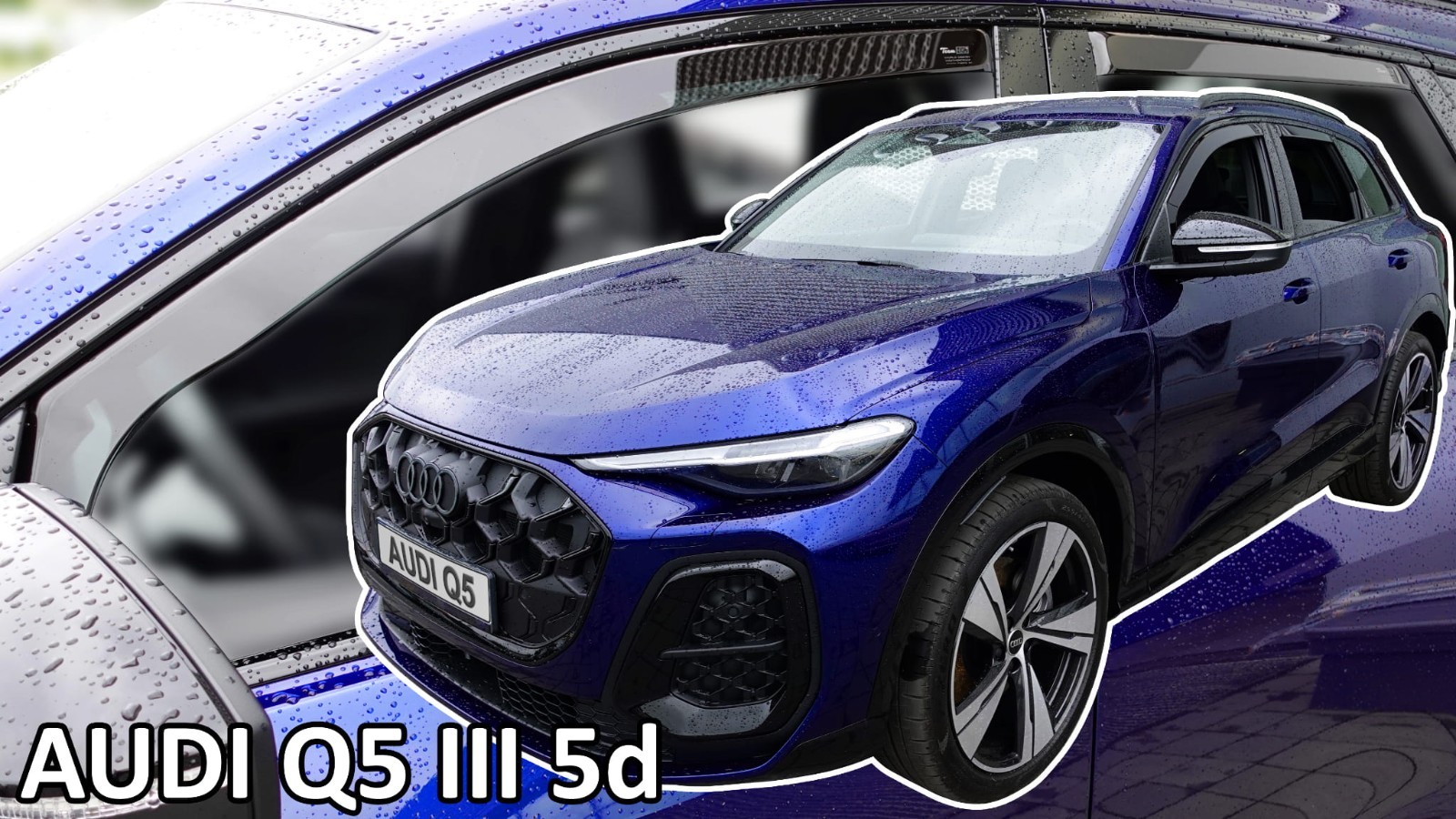 Okenski deflektorji za Audi Q5 GU 2024-Nad 4 kosa