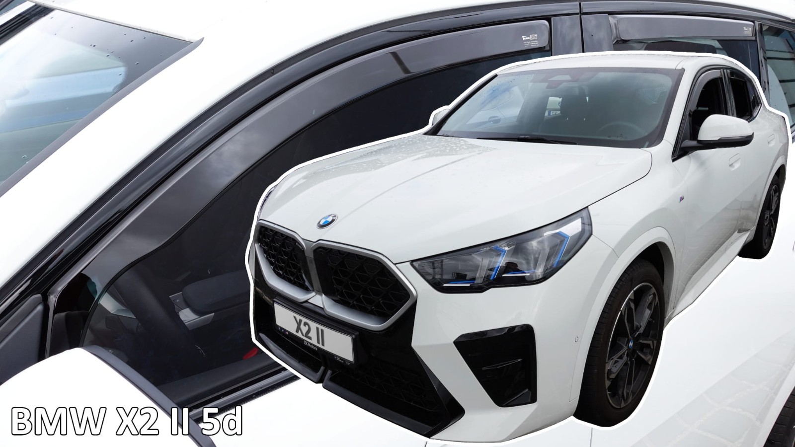 Okenski deflektorji za BMW X2 U10 / iX2 2023-Nad 4kosa