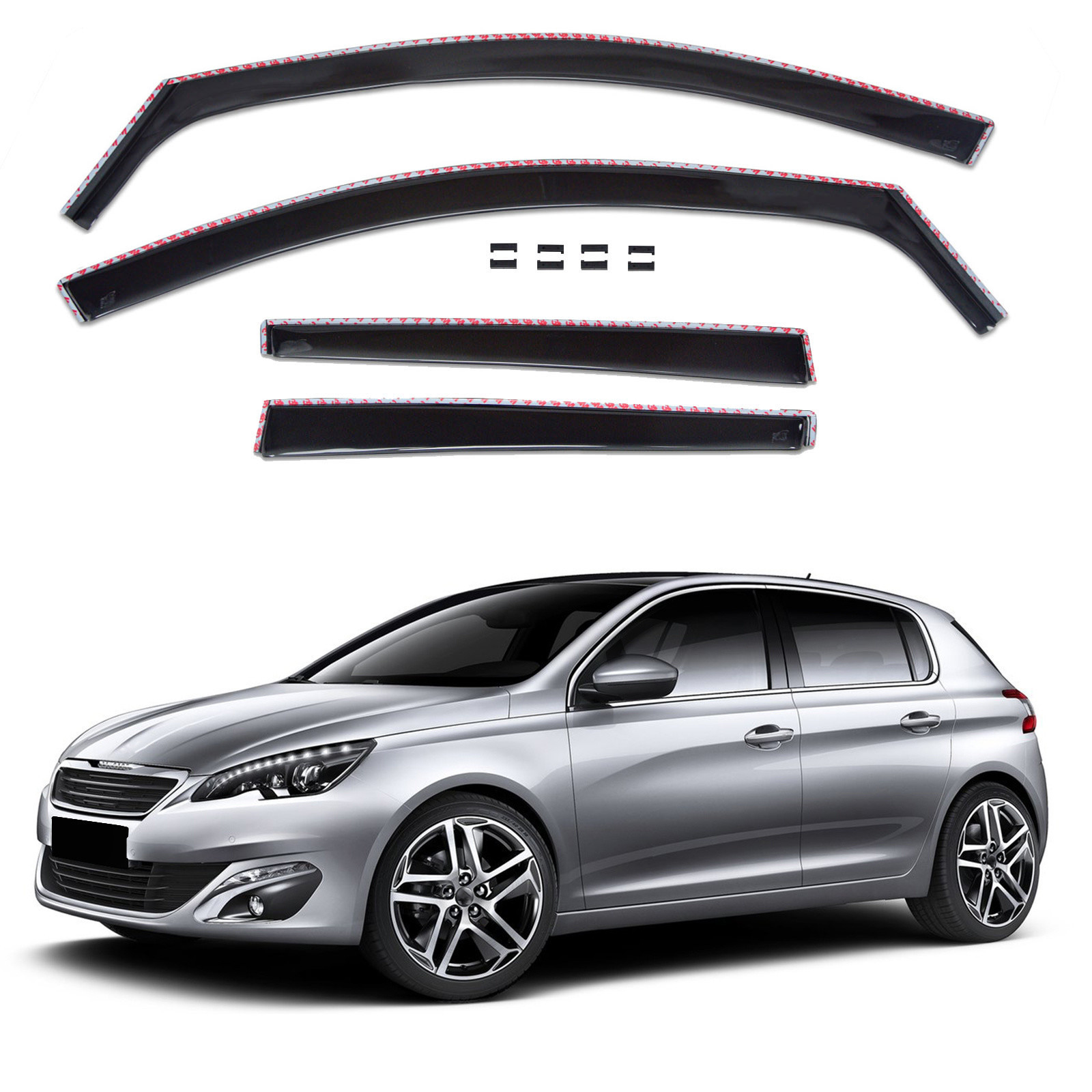 GP Okenski deflektorji za Peugeot 308 5 vrata 2013-2021 4 kosa
