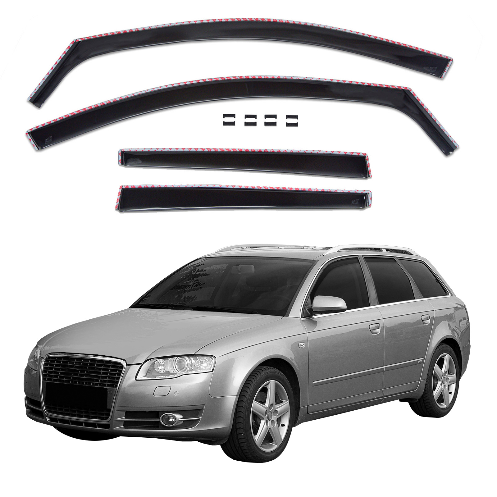 GP Okenski deflektorji za Audi A4 2000-2009 4 kos