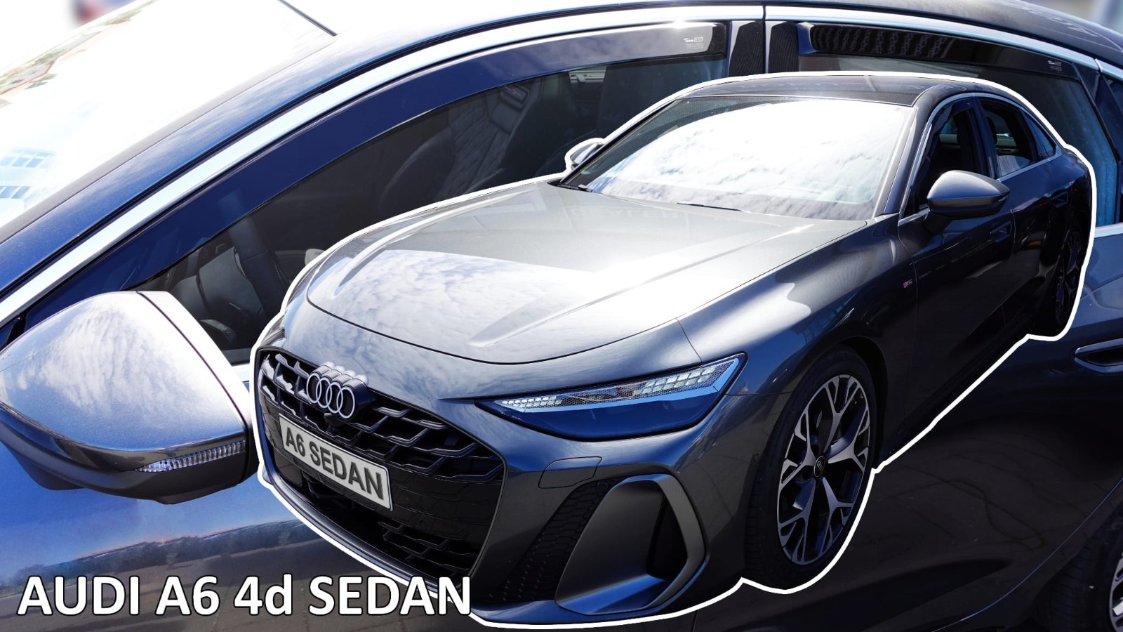 Okenski deflektorji za Audi A6 C9 Limuzina 2025-Nad 4kosa