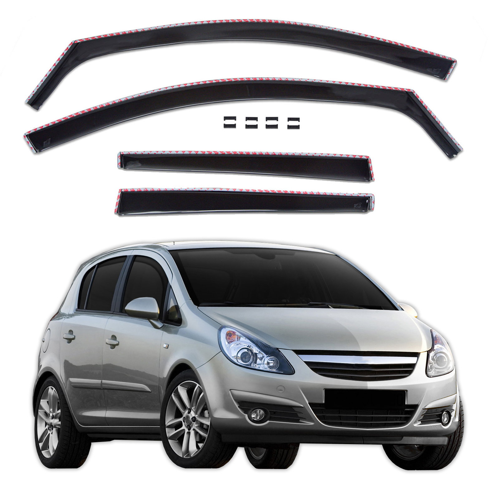 GP Okenski deflektorji za Opel Corsa D/E 5 vrata 2006-2019 4 kosa