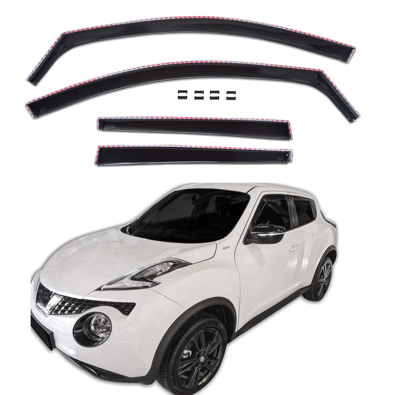 GP Okenski deflektorji za Nissan Juke 2010-2018 4 kosa