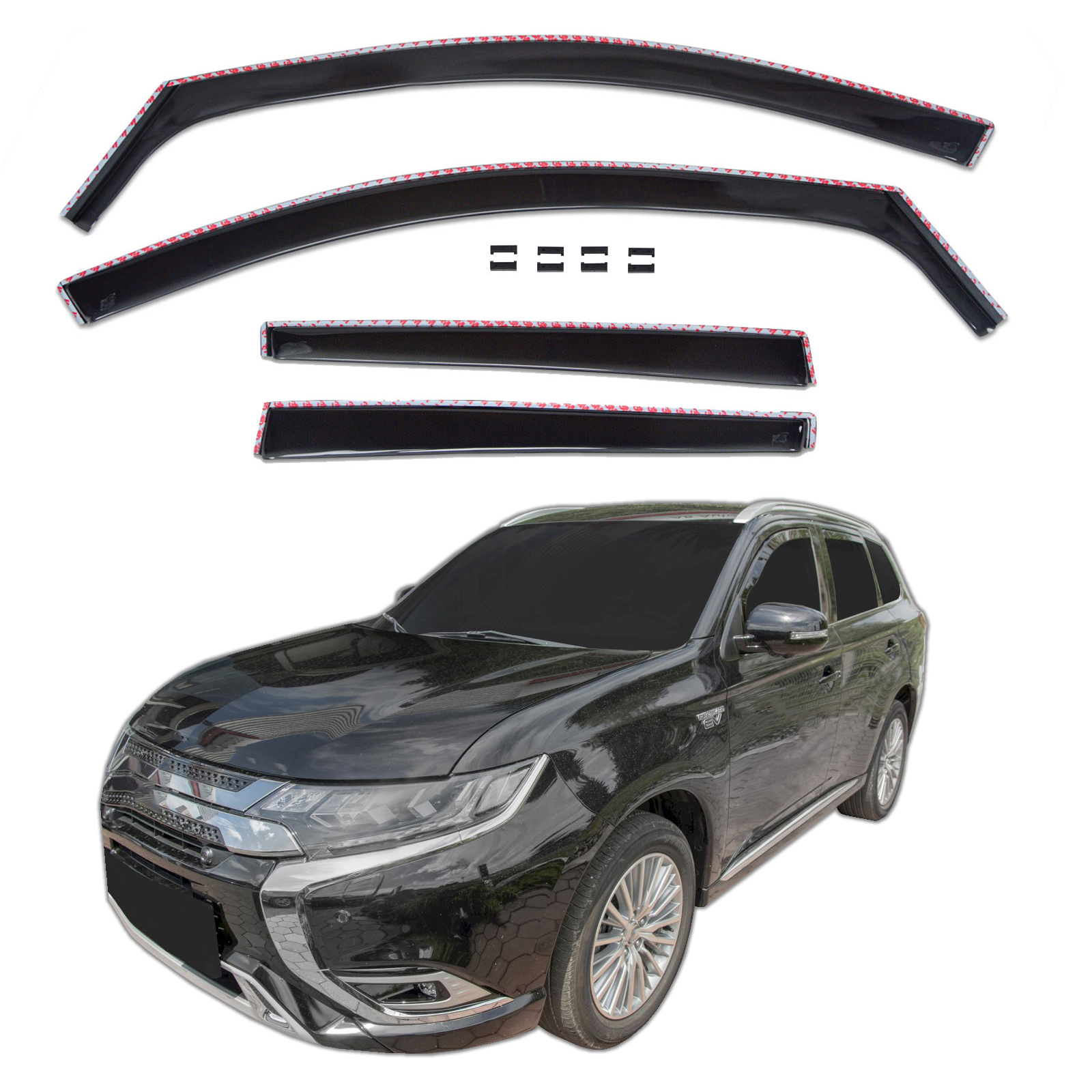 GP Okenski deflektorji za Mitsubishi Outlander III 2012-2021 4 kosa
