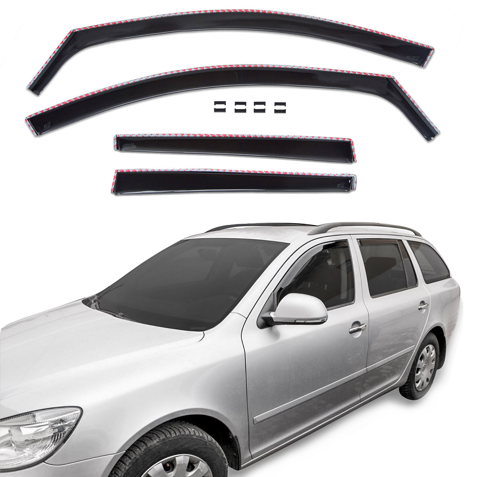 GP Okenski deflektorji za Skoda Octavia 2 Combi 2004-2012 5-Vrat 4 kosa