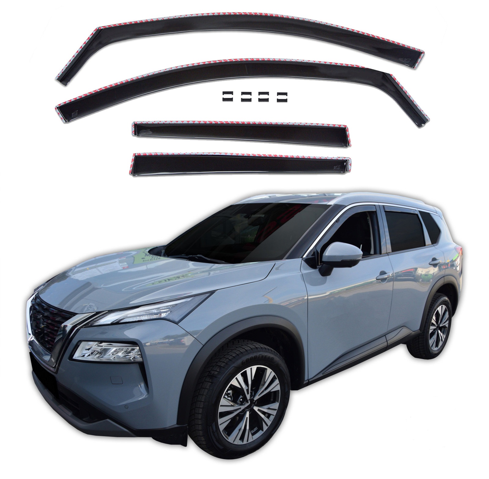 GP Okenski deflektorji za Nissan X-Trail T33 2021-Nad 4 kosa
