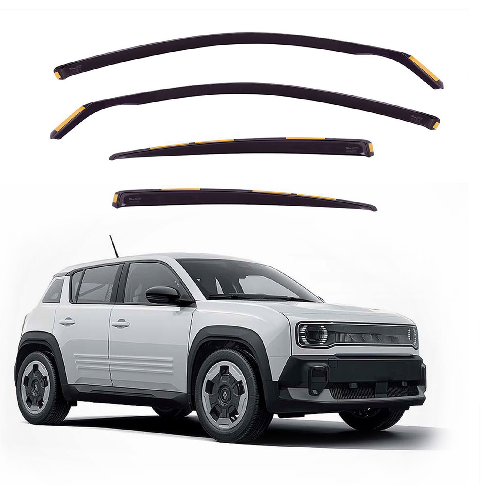Okenski deflektorji za Renault 4 E-Tech Elektro 5 vrata 2025-Nad 4 kosa LSE