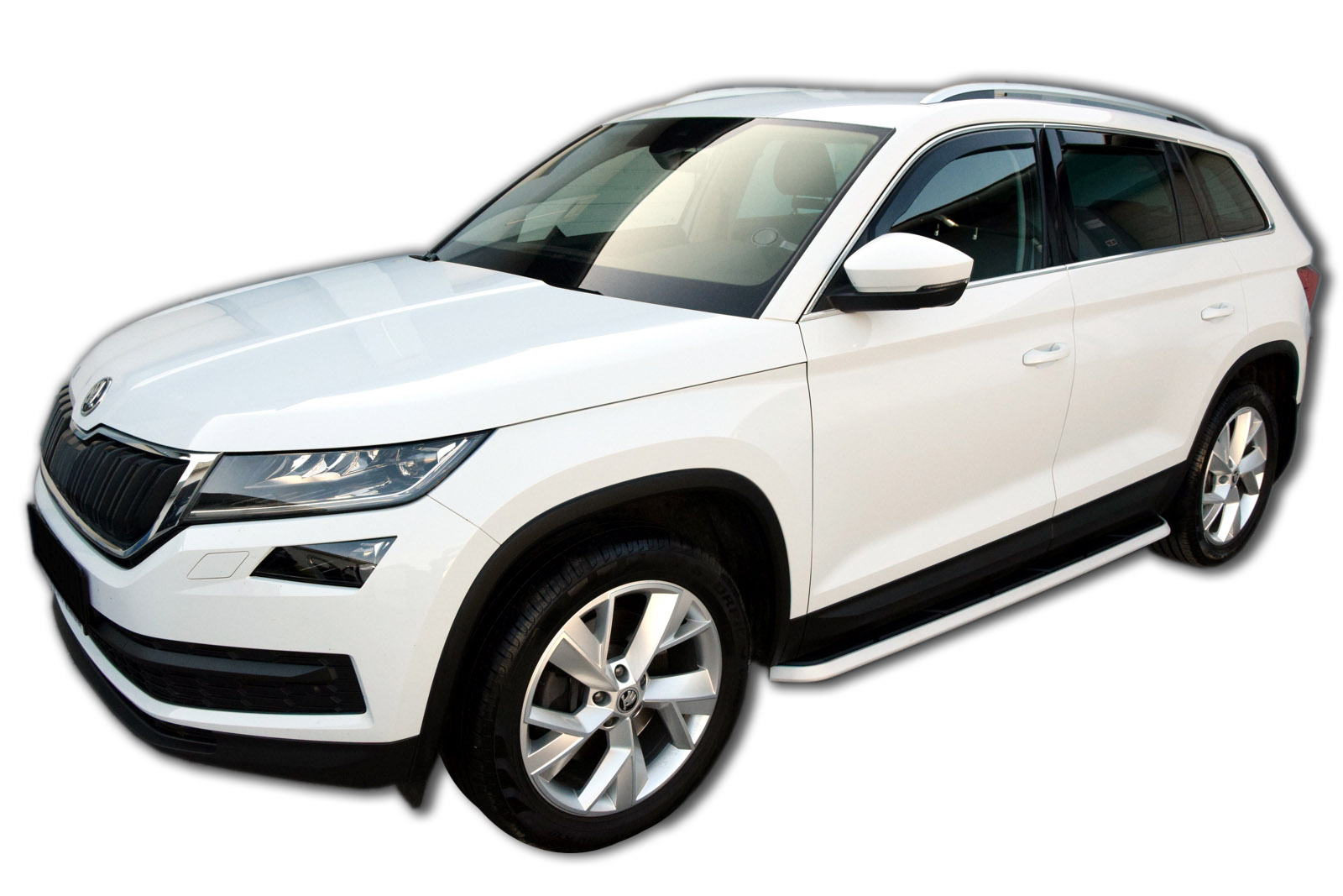 Okenski deflektorji za Skoda Kodiaq 5 vrata 2016-2023 4 kosa Spredaj + Zadnja stran