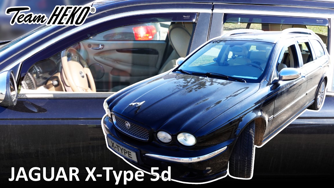 Okenski deflektorji za Jaguar X-Type 5 vrata 2001- 2009 Karavan 4 kosa