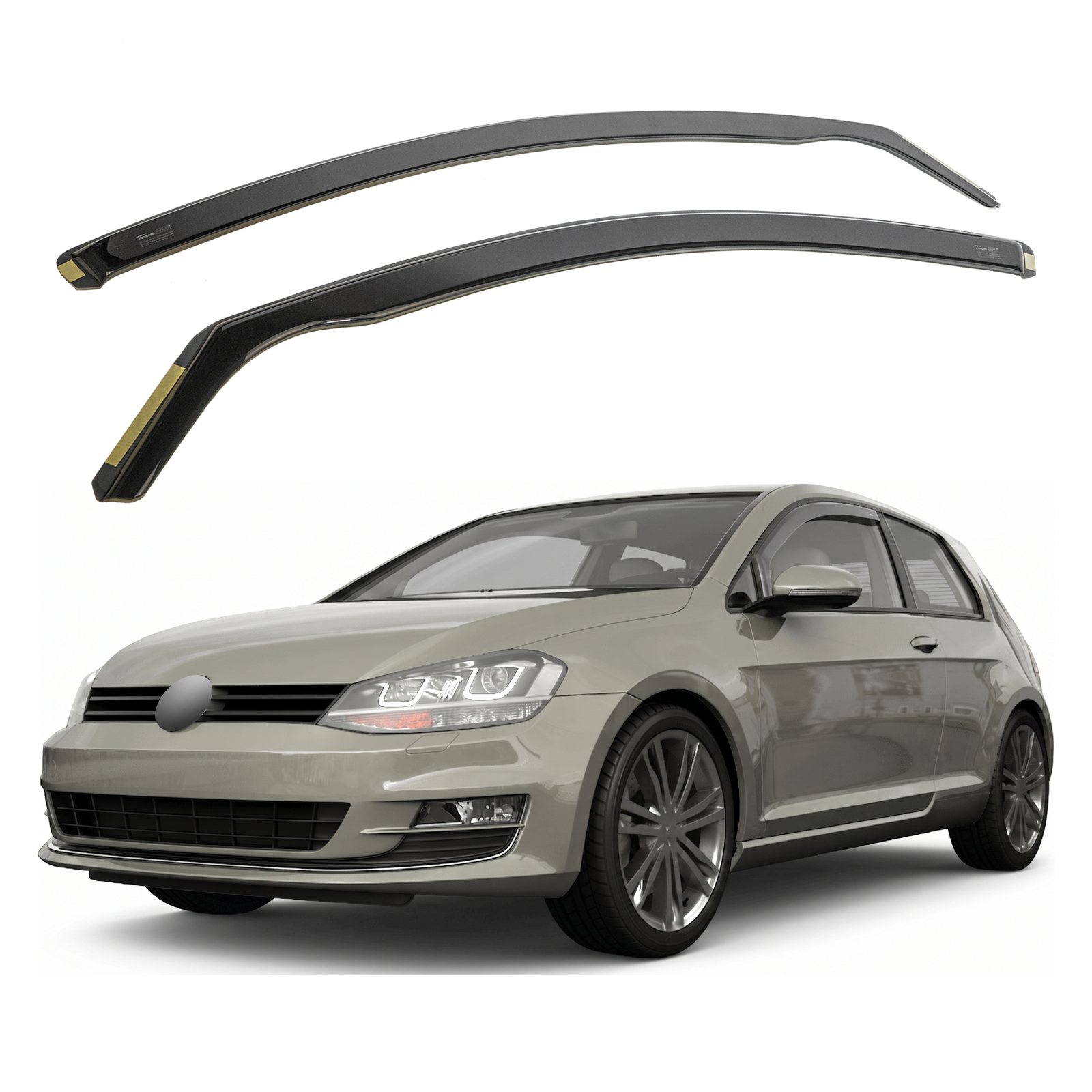 Okenski deflektorji za VW Golf 7 2012-2019 3 vrata 2 kosa
