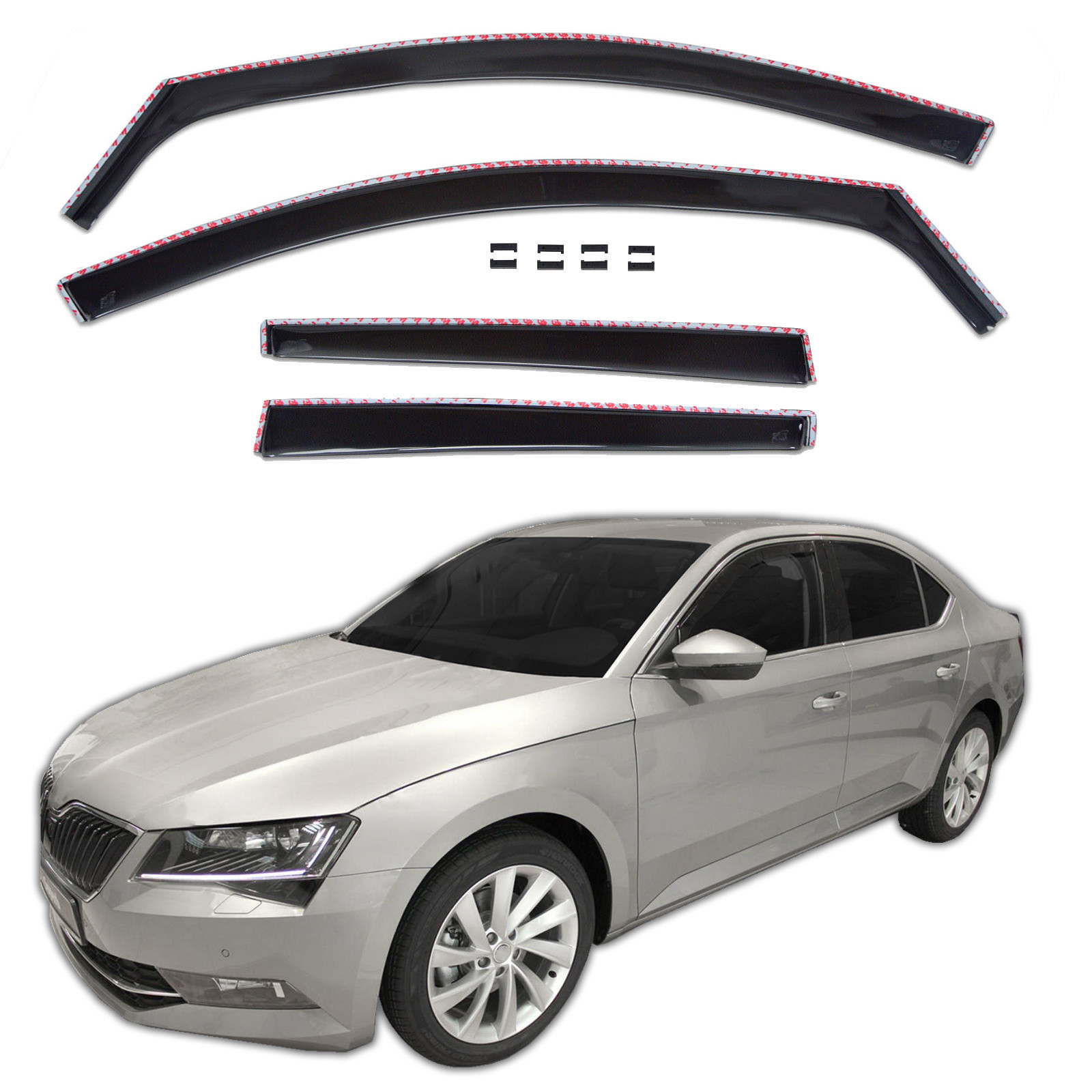 GP Okenski deflektorji za Peugeot 5008 5 vrata 2010-2017 4 kosa
