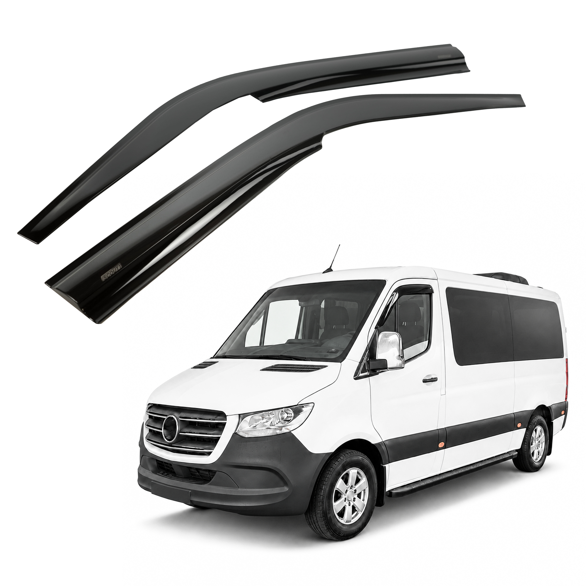 Okenski deflektorji za Mercedes Sprinter 2018-Nad 2 kosa