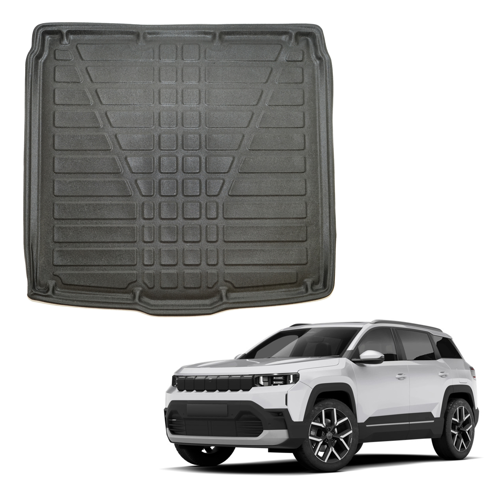 Pladenj v prtljažniku za Jeep Compass J4U 2026-nad, Spodnje nadstropje