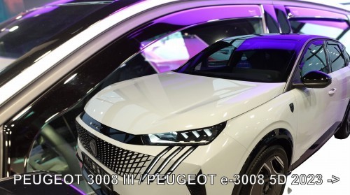 Okenski deflektorji za Peugeot 3008 2023-Nad 4 kosa