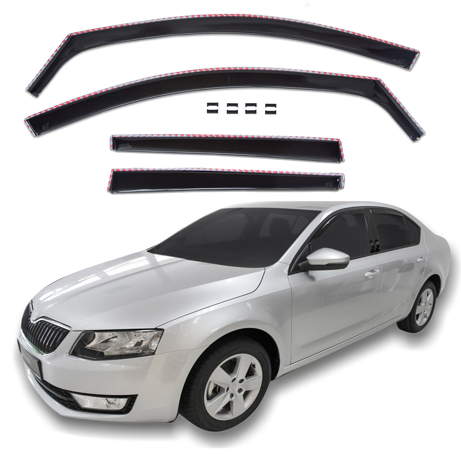 GP Okenski deflektorji za Skoda Octavia 2013-2020 4 kos