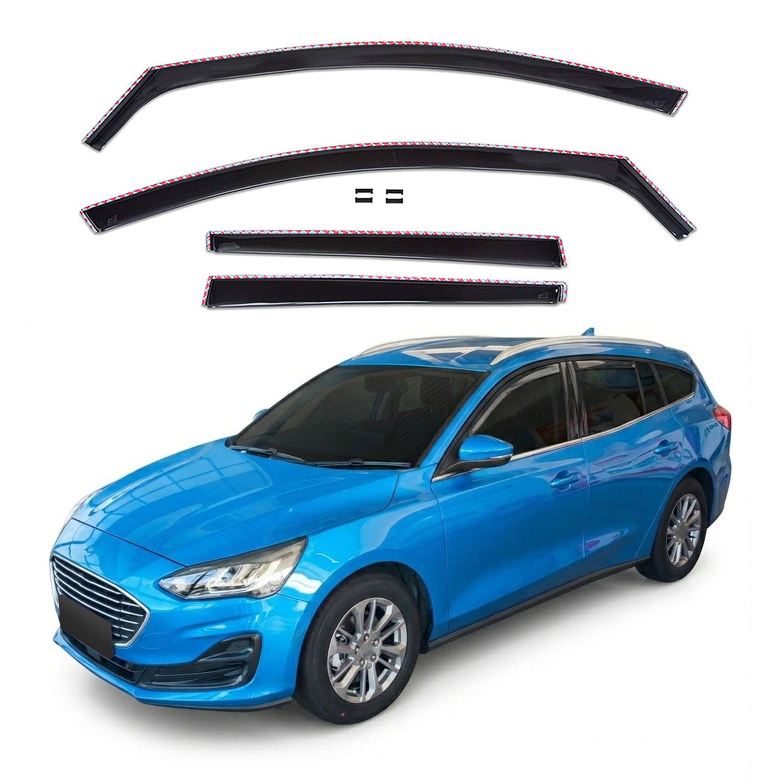 GP Okenski deflektorji za Ford Focus 4 2018-Nad Karavan 5 vrata, 4 kosa