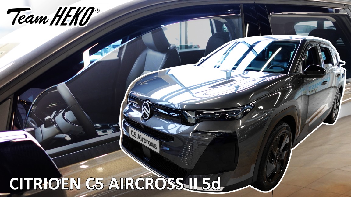 Okenski deflektorji za Citroen C5 Aircross 2 / ë-C5 Aircross 2025-Nad 4 kosa