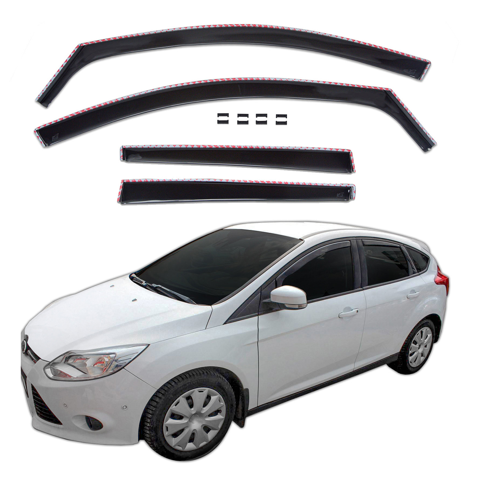 GP Okenski deflektorji za Ford Focus III 4/5 vrata 2011-2018 4 kosa