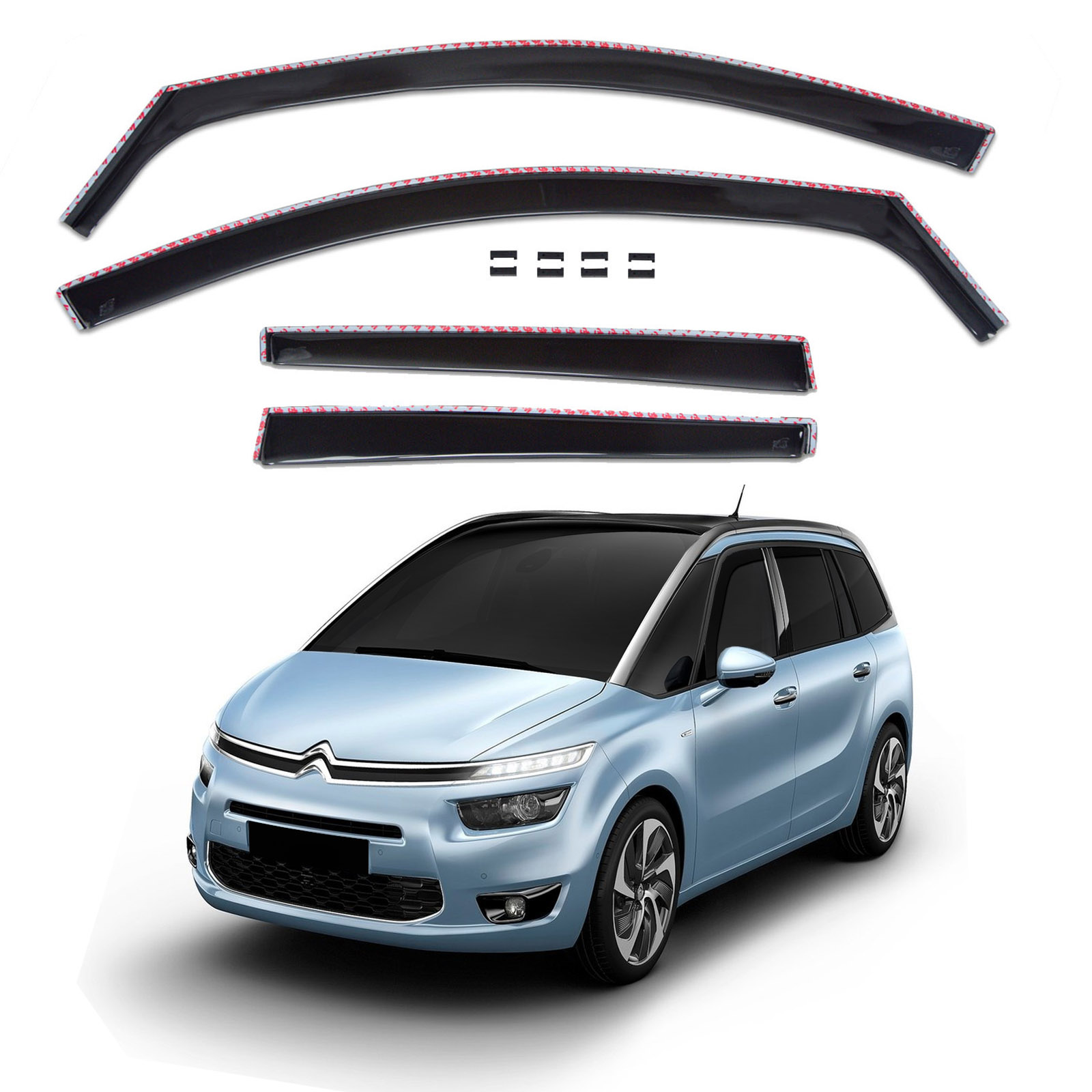 GP Okenski deflektorji za Citroen C4 Grand Picasso 2013-2021 4 kosa