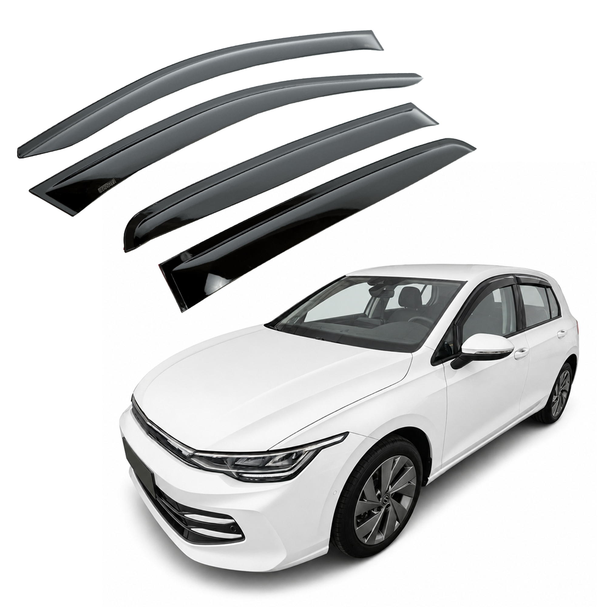 Okenski deflektorji za VW Golf 8 2021-Nad 4 kosa