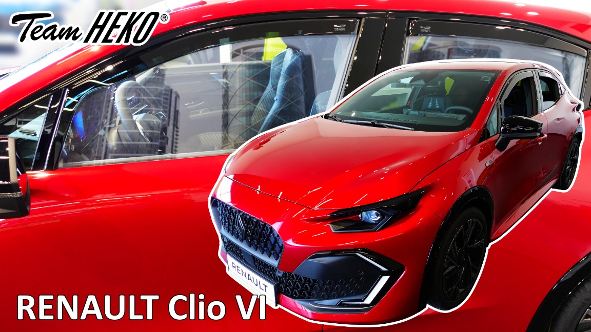 Okenski deflektorji za Renault Clio 6 2025-Nad 5 vrata 4 kosa