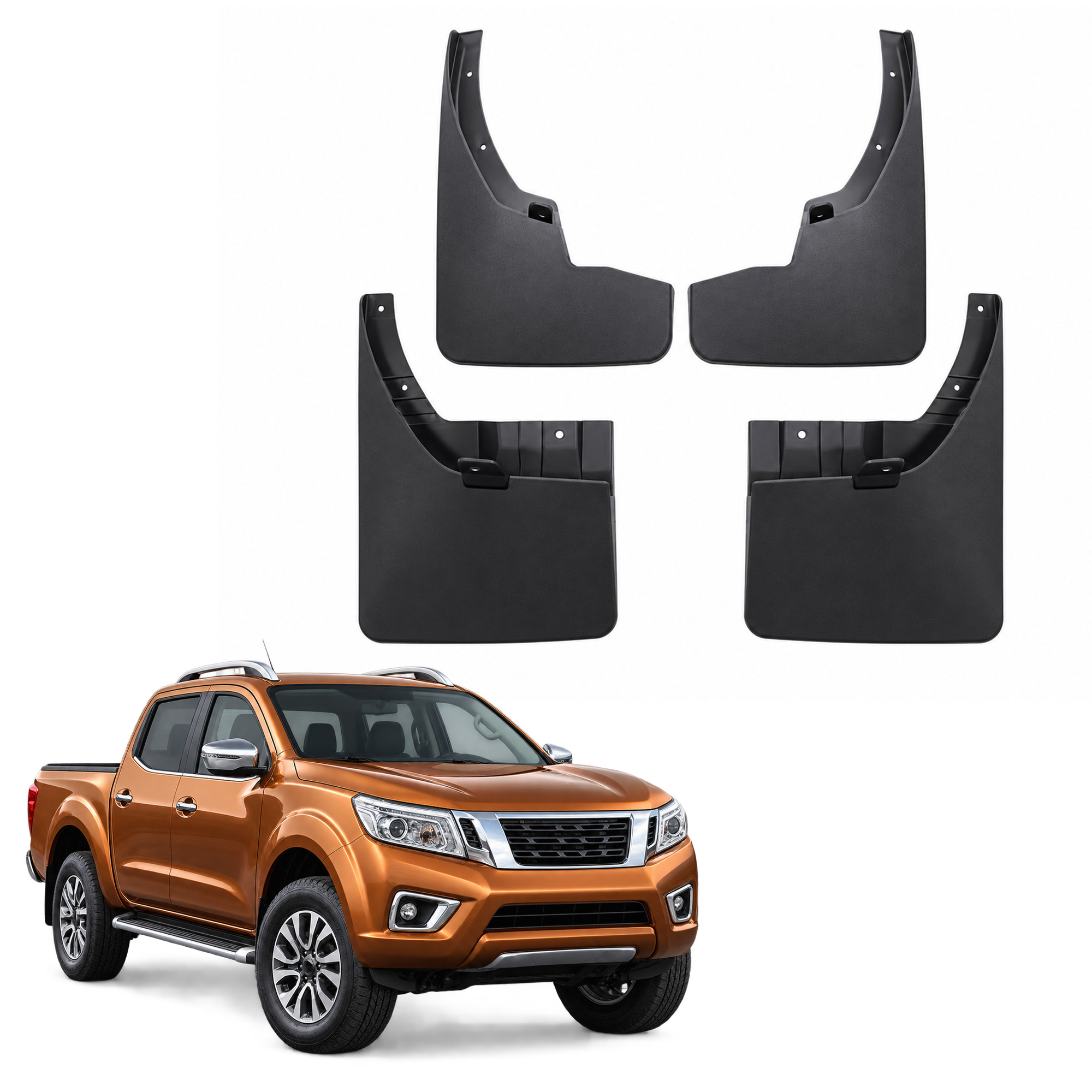 Predpasniki, lovilci umazanije za Nissan Navara 2014-2021 4 kosa