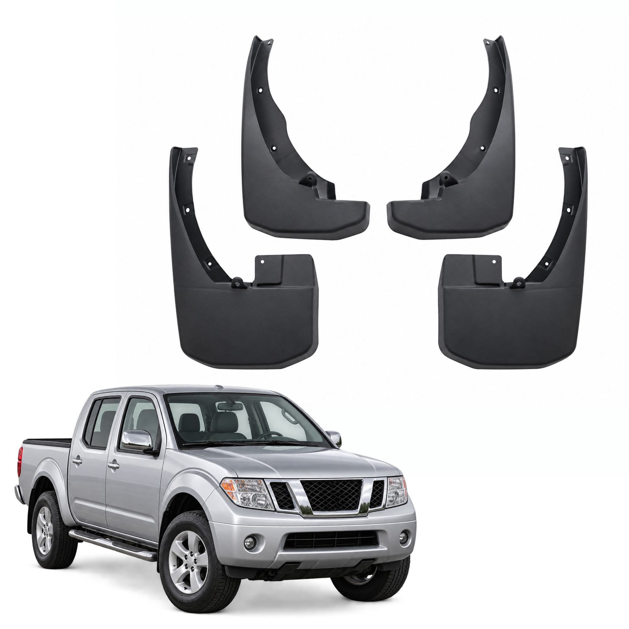 Predpasniki, lovilci umazanije za Nissan Navara 2005-2015 4 kosa