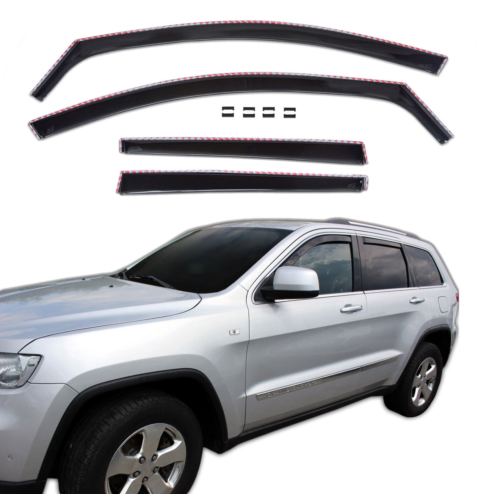 GP Okenski deflektorji za Grand Cherokee 2011-2021 4 kosa