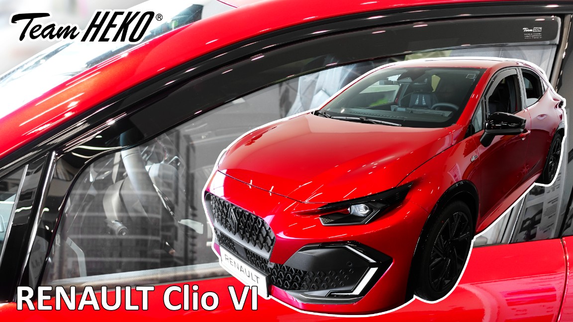 Okenski deflektorji za Renault Clio 6 2025-Nad 2 kosa