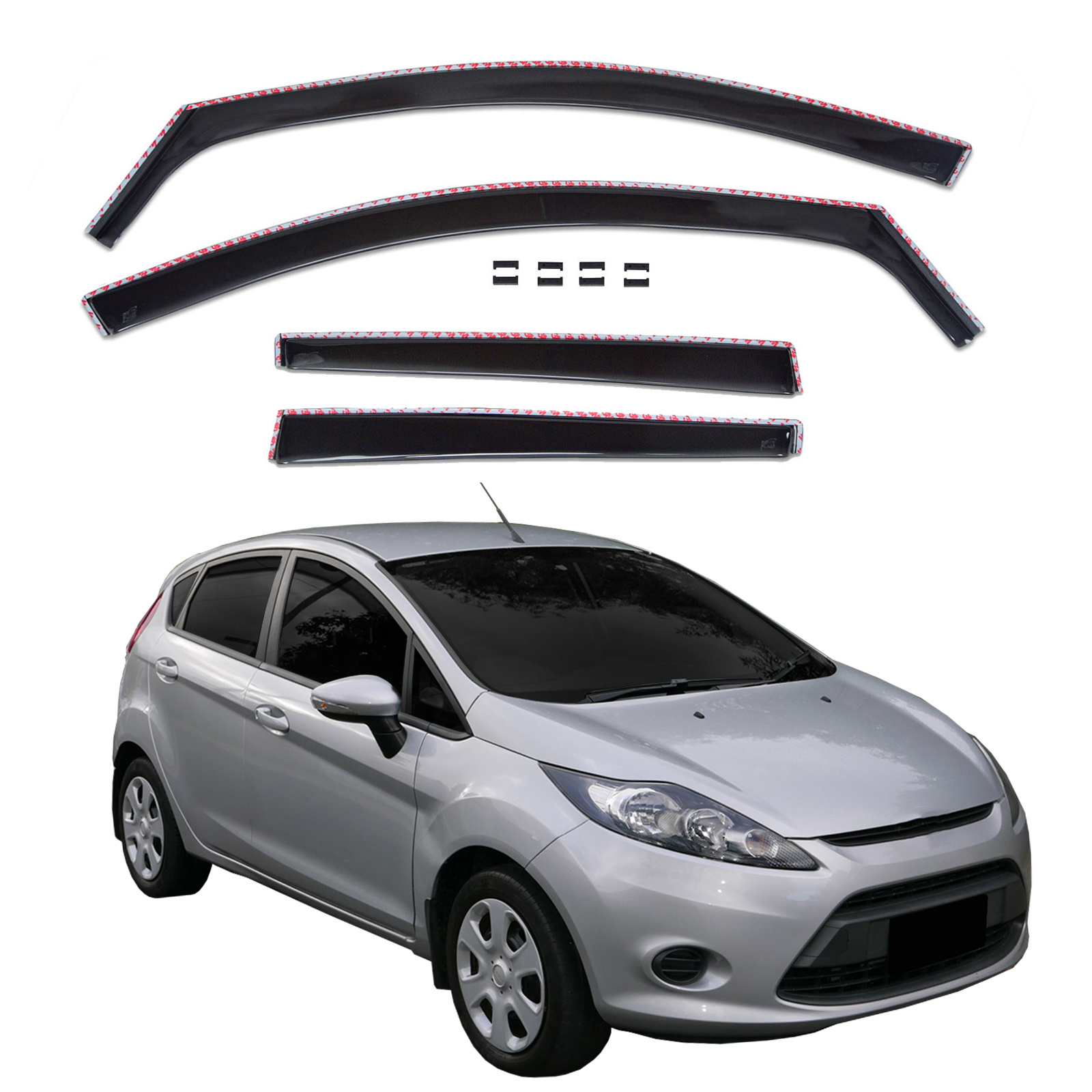 GP Okenski deflektorji za Ford Fiesta mk7 5 vrata 2018-Nad 4 kosa