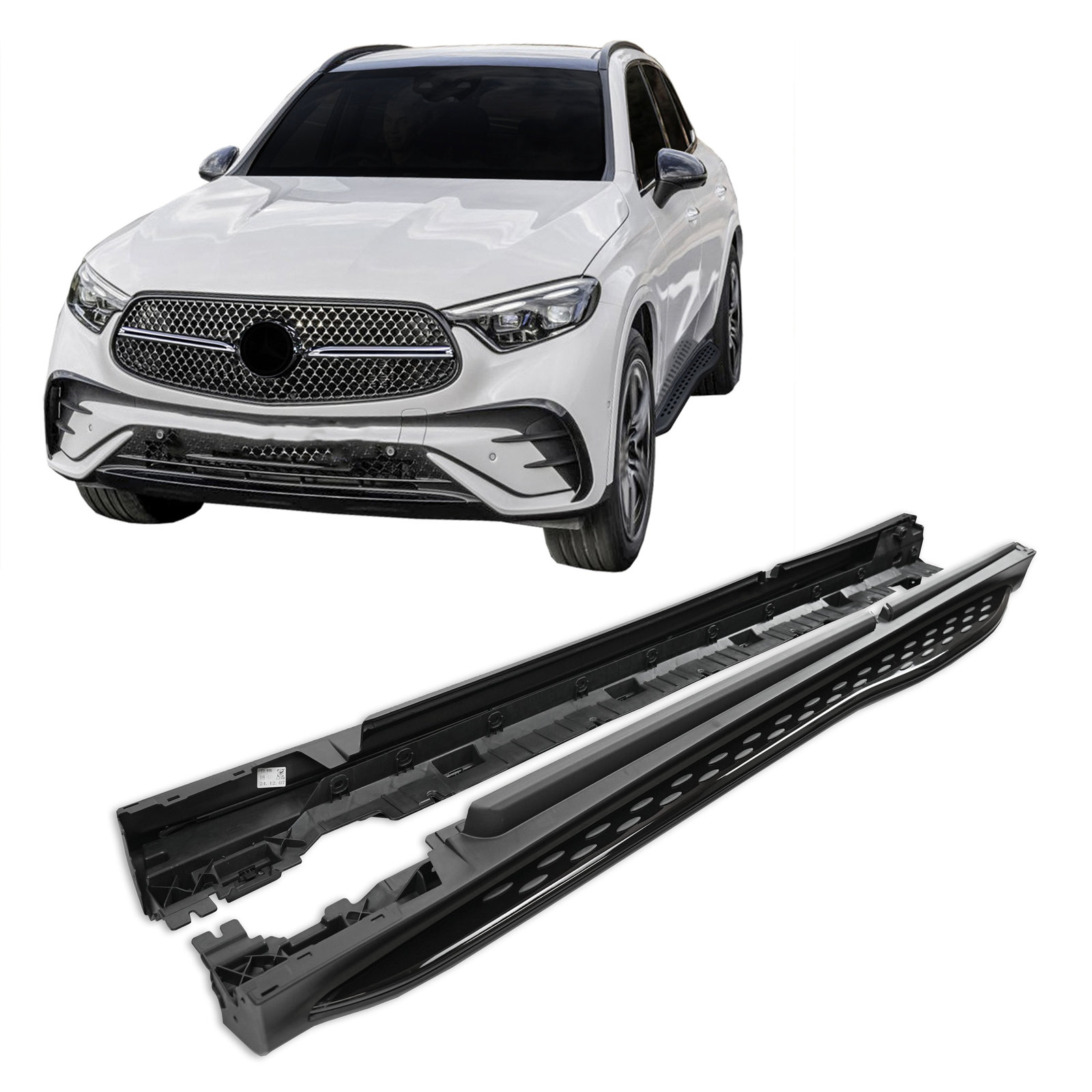 Stranski ročaji za Mercedes GLC C254 2022-Nad Črne OEM Style